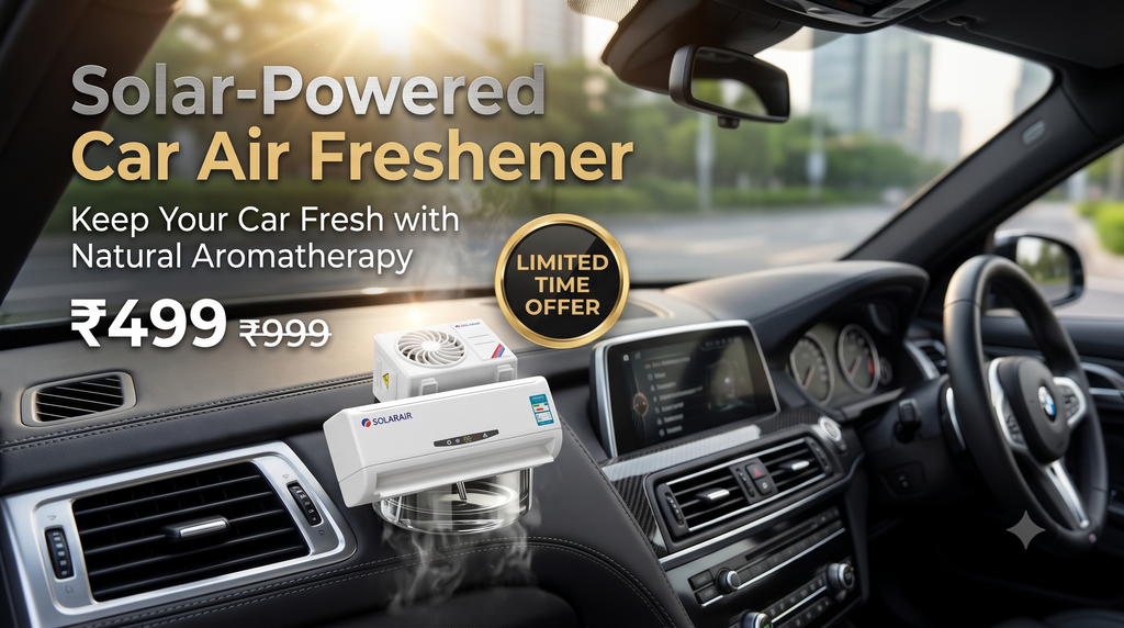 AC Design Solar-Powered Car Air Freshener